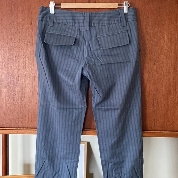 Anthropologie Plus Four stripe grey pants - Picture 6 of 11